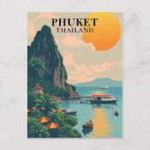 Activiteiten in de omgeving van Phuket Thailand Tr Briefkaart (Voorkant)