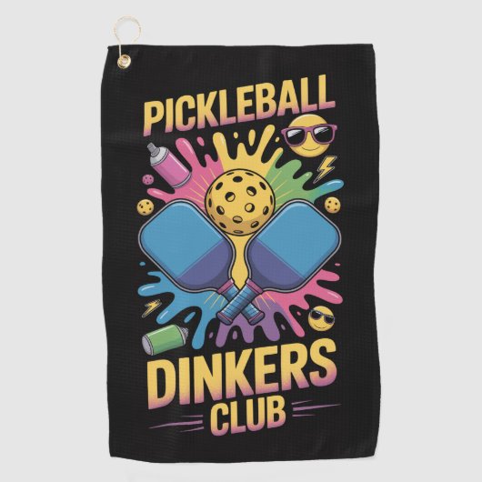 Activiteiten in de omgeving van Pickleball Dinkers Golfhanddoek (Voorkant)