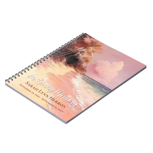 Activiteiten in de omgeving van Pink Beach Sunset  Notitieboek (Linkerzijde)