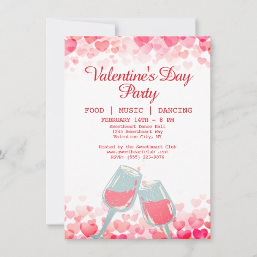 Activiteiten in de omgeving van Pink Valentijns's  Kaart (Voorkant)