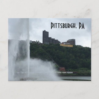 Activiteiten in de omgeving van Pittsburgh, PA Fou Briefkaart