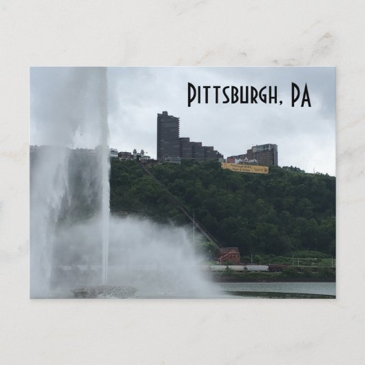 Activiteiten in de omgeving van Pittsburgh, PA Fou Briefkaart (Voorkant)