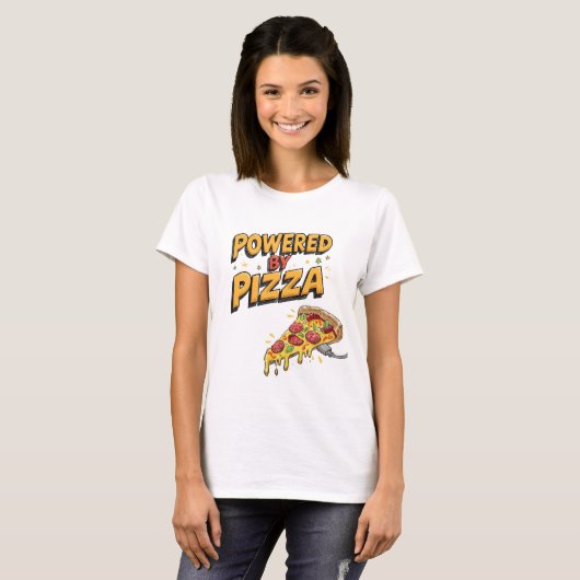 Activiteiten in de omgeving van Pizza Funny Foodie T-shirt (Voorkant volledig)