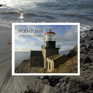 Activiteiten in de omgeving van Point Sur Lighthou Briefkaart