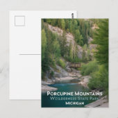 Activiteiten in de omgeving van Porcupine Mountain Briefkaart (Voorkant / Achterkant)