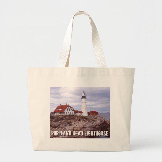Activiteiten in de omgeving van Portland Head Main Grote Tote Bag (Voorkant)