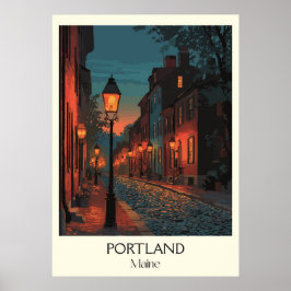 Activiteiten in de omgeving van Portland Maine  Hi Poster
