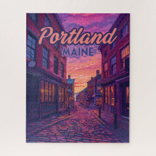 Activiteiten in de omgeving van Portland Maine Old Legpuzzel