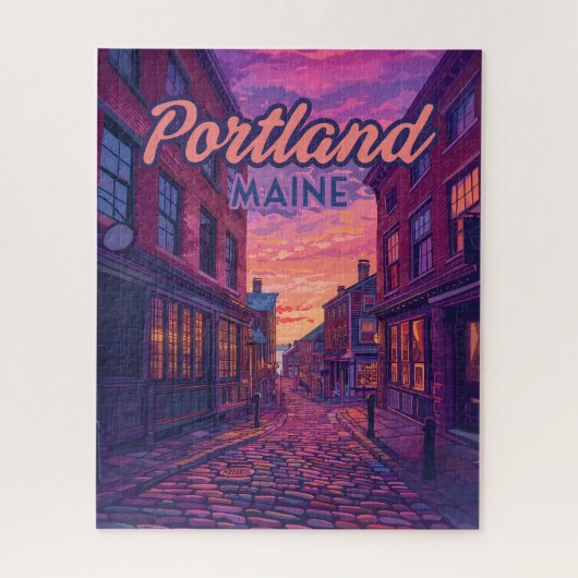 Activiteiten in de omgeving van Portland Maine Old Legpuzzel (Verticaal)
