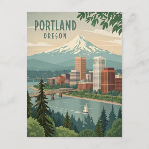 Activiteiten in de omgeving van Portland Oregon Br Briefkaart