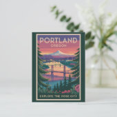 Activiteiten in de omgeving van Portland Oregon Mo Briefkaart (Staand voorkant)