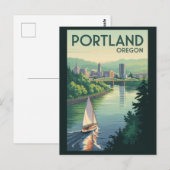 Activiteiten in de omgeving van Portland Oregon Sk Briefkaart (Voorkant / Achterkant)