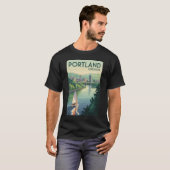 Activiteiten in de omgeving van Portland Oregon Sk T-shirt (Voorkant volledig)