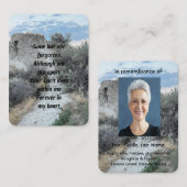 Activiteiten in de omgeving van Prayer Desert Moun Visitekaartje (Voorkant / Achterkant)