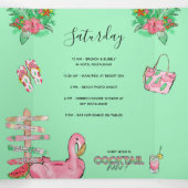 Activiteiten in de omgeving van Preppy Beach Bache Drieluik Uitnodiging (Binnenkant midden)