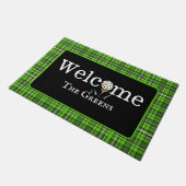 Activiteiten in de omgeving van Preppy Green Plaid Deurmat (Schuin)