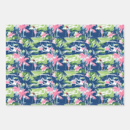 Activiteiten in de omgeving van Preppy Palm Beach  Inpakpapier Vel (Voorkant)