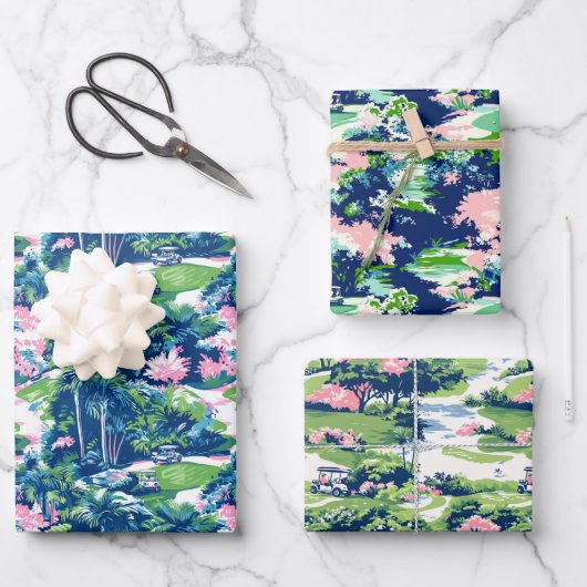 Activiteiten in de omgeving van Preppy Palm Beach  Inpakpapier Vel (Voorkant)