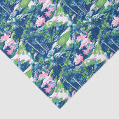 Activiteiten in de omgeving van Preppy Palm Beach  Tissuepapier (Detail)