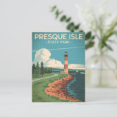 Activiteiten in de omgeving van Presque Island Sta Briefkaart (Staand voorkant)