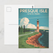 Activiteiten in de omgeving van Presque Island Sta Briefkaart (Voorkant / Achterkant)