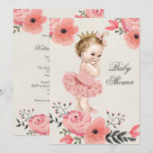 Activiteiten in de omgeving van Princess in Tutu W Kaart (Voorkant / Achterkant)