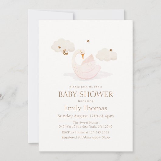 Activiteiten in de omgeving van Princess Swan Moon Kaart (Voorkant)