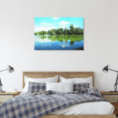 Activiteiten in de omgeving van Prospect Park Lake Canvas Afdruk (Insitu (Slaapkamer))