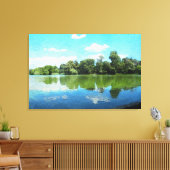 Activiteiten in de omgeving van Prospect Park Lake Canvas Afdruk (Insitu (Woonkamer))