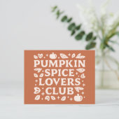 Activiteiten in de omgeving van Pumpkin Spice Love Briefkaart (Staand voorkant)