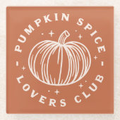 Activiteiten in de omgeving van Pumpkin Spice Love Glazen Onderzetter (Voorkant)