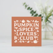 Activiteiten in de omgeving van Pumpkin Spice Love Kaart (Staand voorkant)