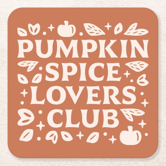 Activiteiten in de omgeving van Pumpkin Spice Love Kartonnen Onderzetters (Voorkant)