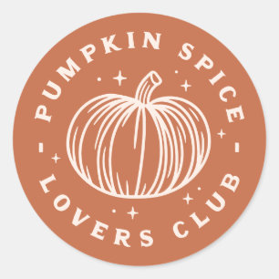 Activiteiten in de omgeving van Pumpkin Spice Love Ronde Sticker