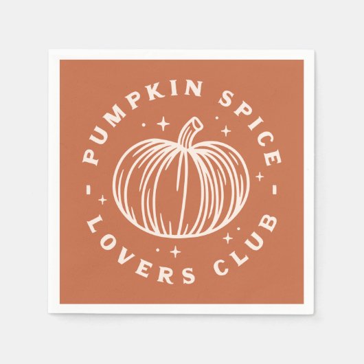 Activiteiten in de omgeving van Pumpkin Spice Love Servet (Voorkant)