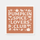 Activiteiten in de omgeving van Pumpkin Spice Love Servet (Voorkant)