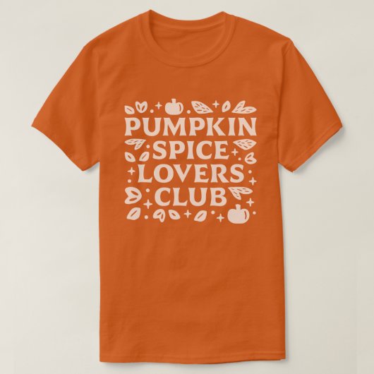 Activiteiten in de omgeving van Pumpkin Spice Love T-shirt (Design voorkant)