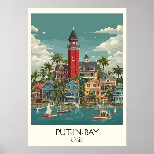 Activiteiten in de omgeving van Put-in-Bay South B Poster (Voorkant)