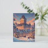 Activiteiten in de omgeving van Quebec City Chatea Briefkaart (Staand voorkant)