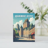 Activiteiten in de omgeving van Quebec City Chatea Briefkaart (Staand voorkant)