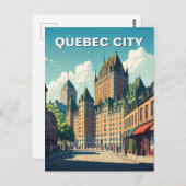 Activiteiten in de omgeving van Quebec City Chatea Briefkaart (Voorkant / Achterkant)