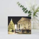 Activiteiten in de omgeving van Quincy Market Chri Feestdagenkaart (Staand voorkant)