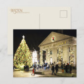 Activiteiten in de omgeving van Quincy Market Chri Feestdagenkaart (Voorkant / Achterkant)