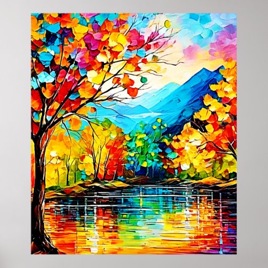 Activiteiten in de omgeving van Rainbow Autumn Lak Poster (Voorkant)