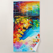 Activiteiten in de omgeving van Rainbow Autumn Lak Strandlaken (Voorkant)