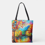 Activiteiten in de omgeving van Rainbow Autumn Lak Tote Bag (Achterkant)