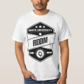 Activiteiten in de omgeving van Rasta University R T-shirt (Voorkant)