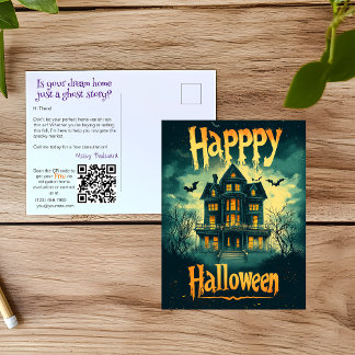 Activiteiten in de omgeving van Realtor Halloween Feestdagenkaart
