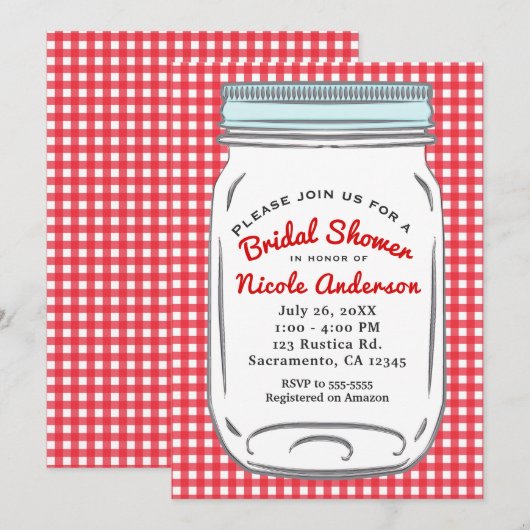 Activiteiten in de omgeving van Red Gingham & Blue Kaart (Voorkant / Achterkant)