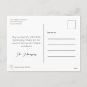 Activiteiten in de omgeving van Red Ho-Ho-Ho Chris Feestdagenkaart (Achterkant)